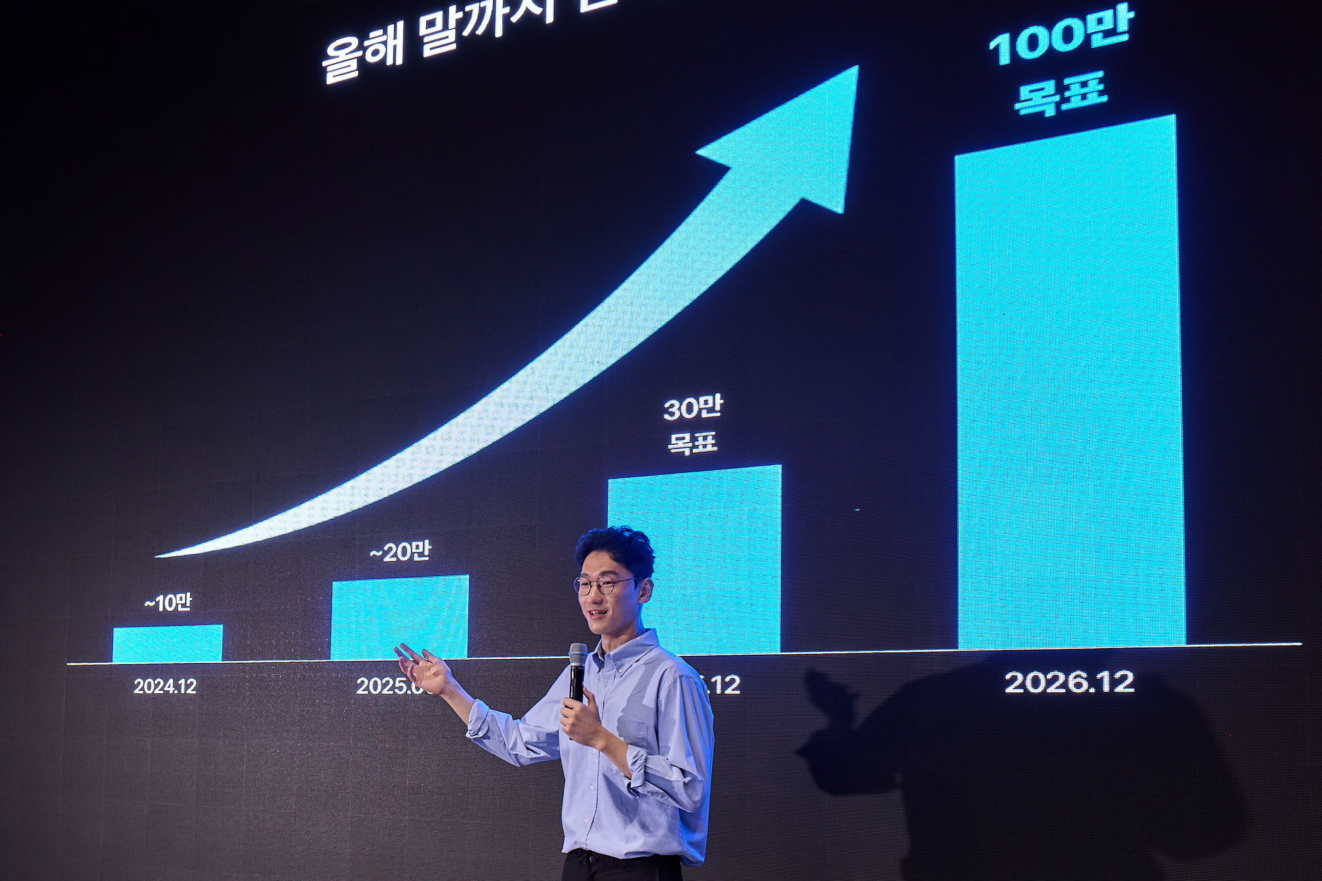 오규인 토스 부사장(간편결제 총괄)이 2일 서울시 강남구 에스제이쿤스트할레에서 열린 기자간담회에서 발표를 하고 있다./사진=토스