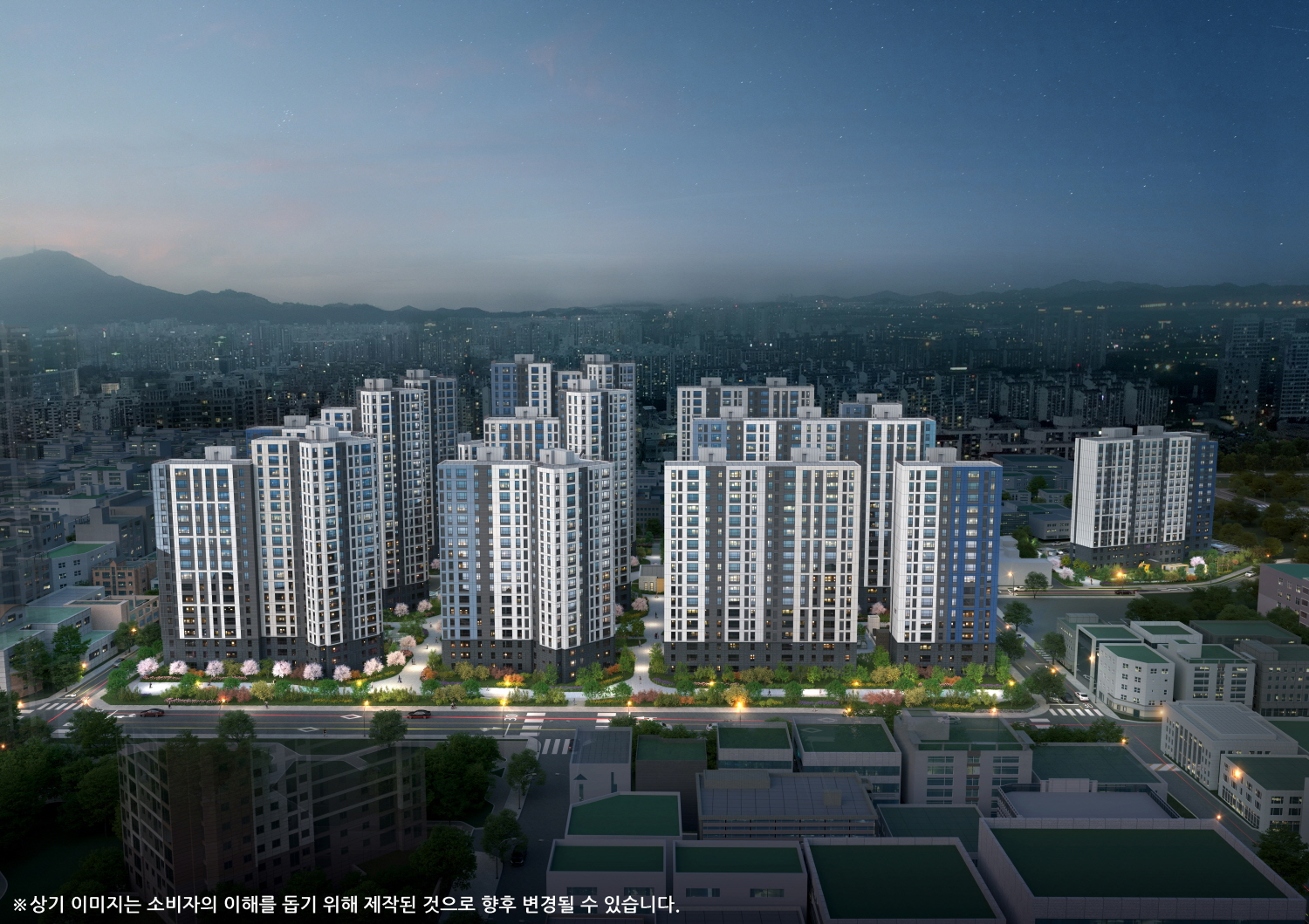 두산위브&수자인 부평 더퍼스트 투시도. /사진제공=두산건설