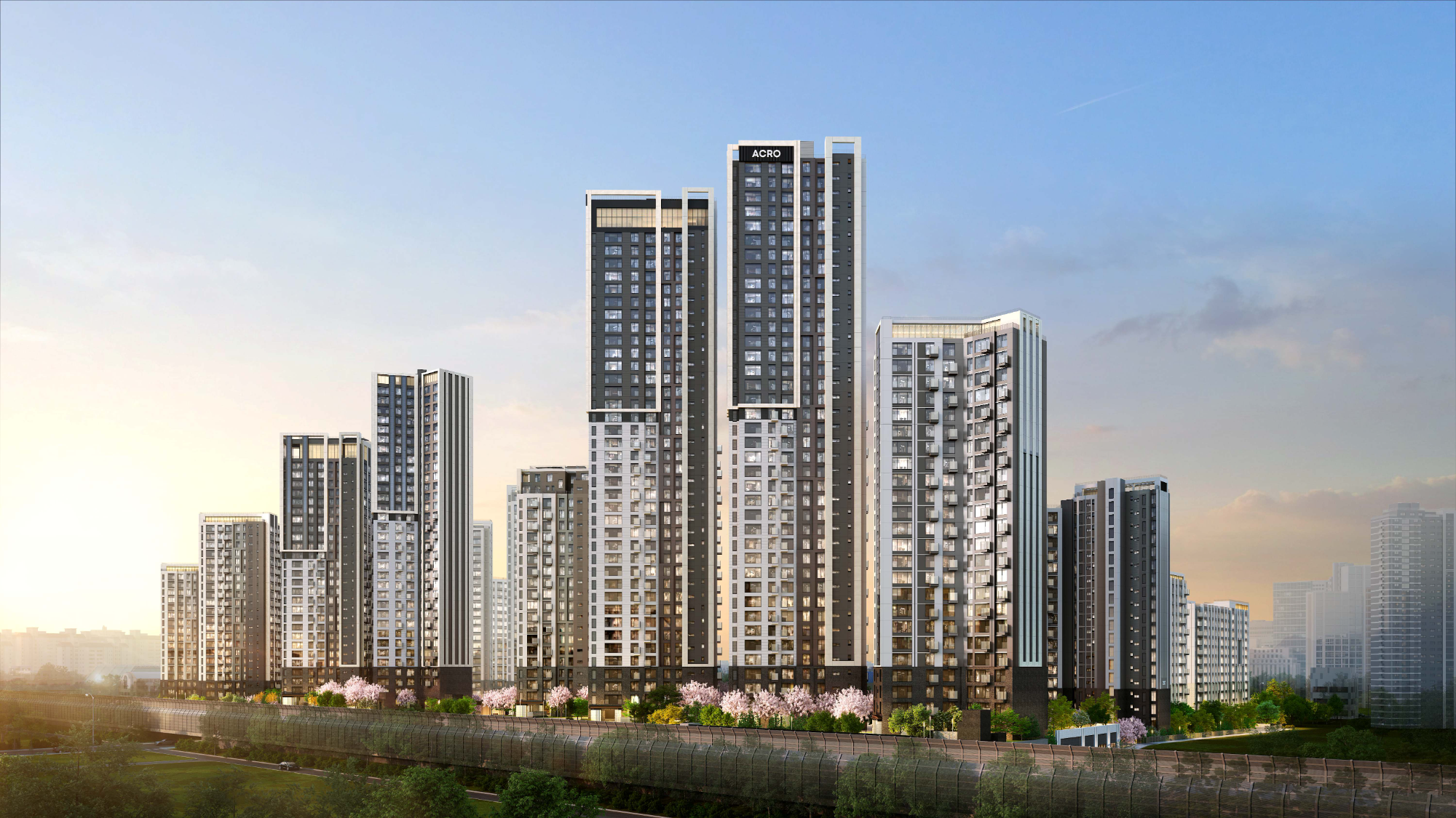 아크로 드 서초 단지 투시도./사진제공=DL이앤씨