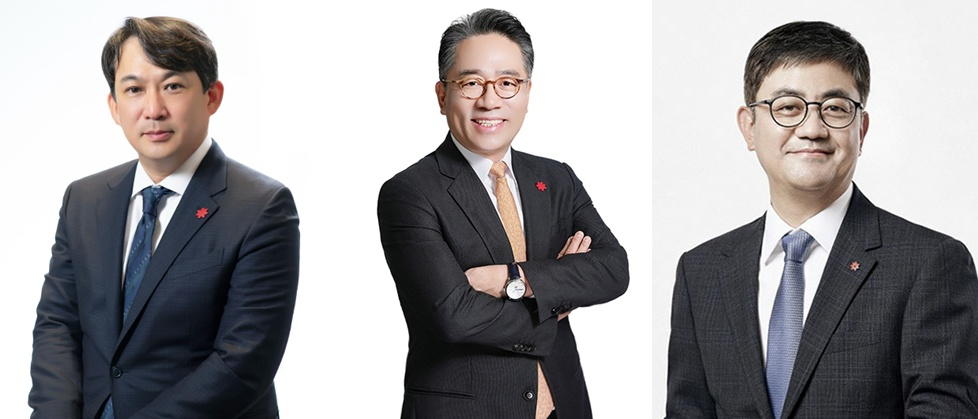 전상진 대표(왼쪽부터), 임영록 대표, 한채양 대표. /사진제공=신세계그룹