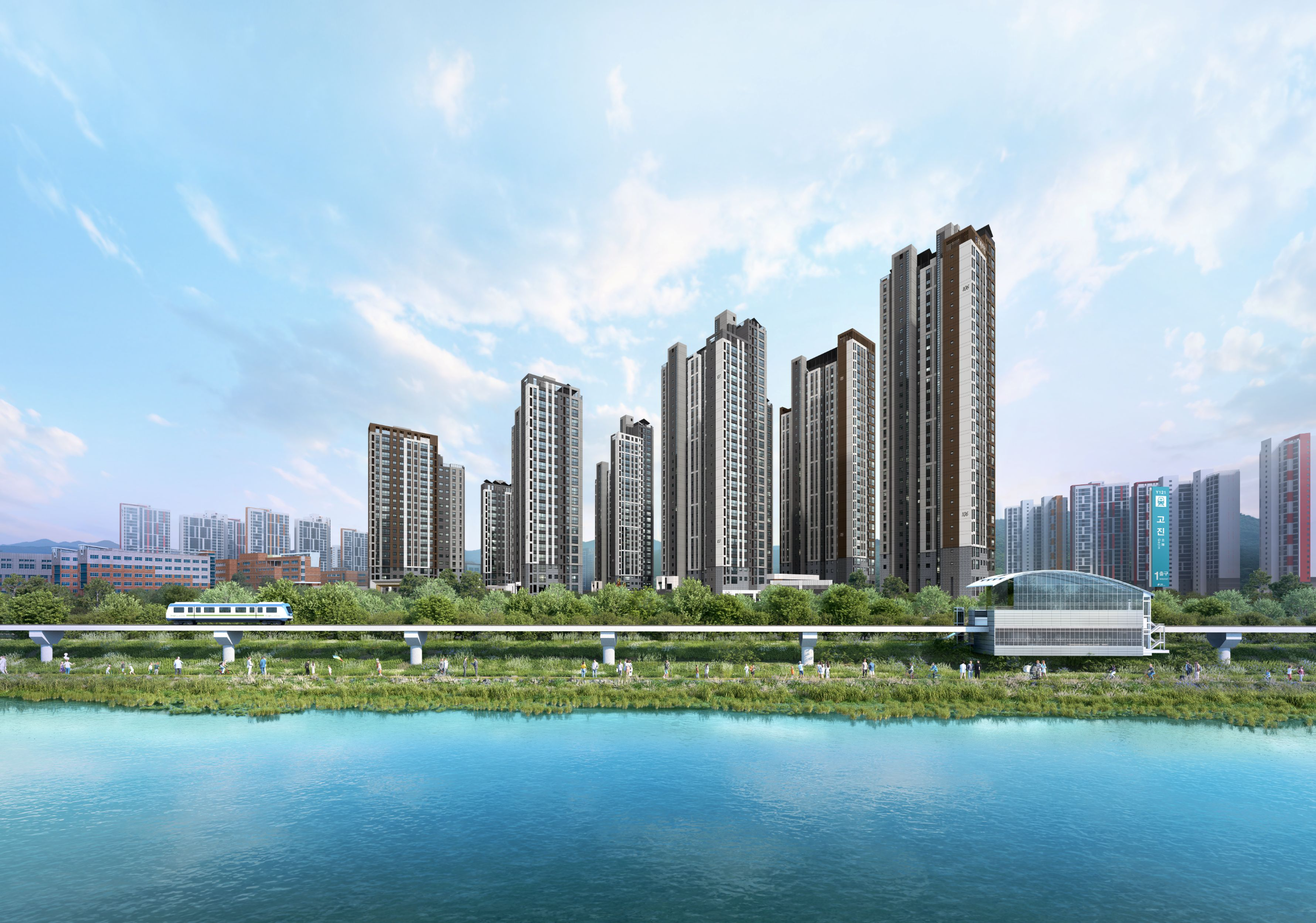 용인 고진역 대광로제비앙 투시도./사진제공=대광건영