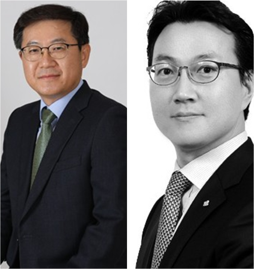 윤석환 CJ제일제당 대표(왼쪽), 이건일 CJ푸드빌 대표,/사진제공=CJ그룹