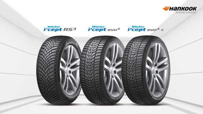 한국타이어 겨울용 타이어 라인업 '윈터 아이셉트'. / 사진=한국타이어