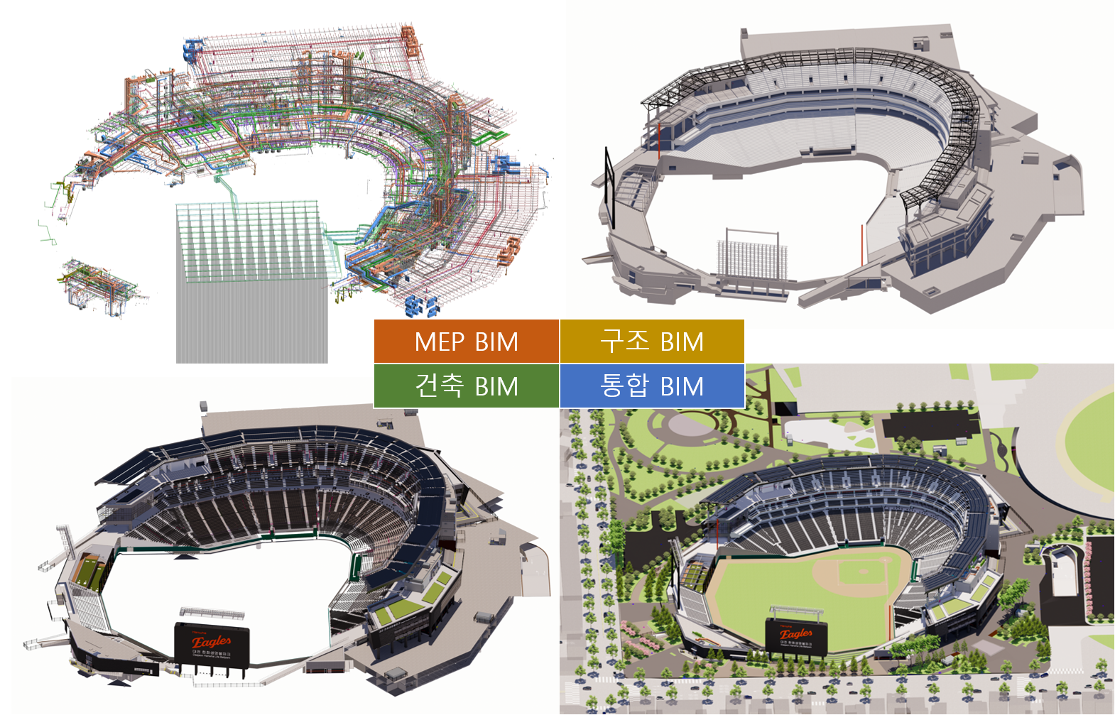BIM 모델 구축 이미지. /사진제공=계룡건설
