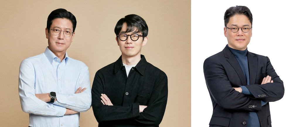 (왼쪽부터) 김정욱・강대현 넥슨코리아 공동대표, 김병규 넷마블 대표. / 사진=각 사