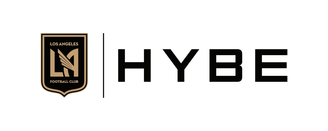 하이브(오른쪽)와 LAFC 로고. /사진제공=하이브, LAFC