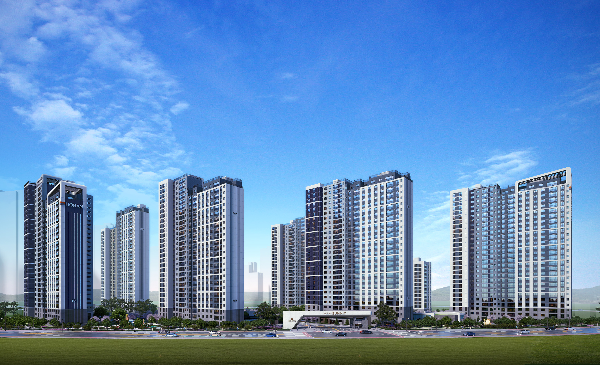 김포풍무 호반써밋 투시도./사진제공=호반건설