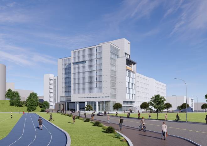 연세대 제5공학관 전경./자료제공=반도건설