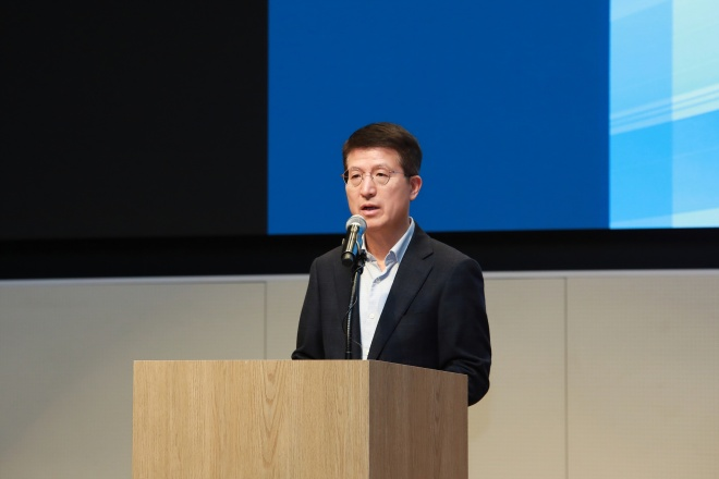 삼성물산 오세철 대표이사 사장 환영사./자료제공=삼성물산 건설부문