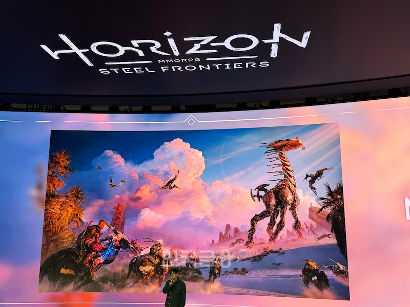 엔씨소프트가 미공개 신작 ‘호라이즌 스틸 프론티어스’를 13일 지스타 2025 현장에서 최초 공개했다. / 사진=정채윤 기자