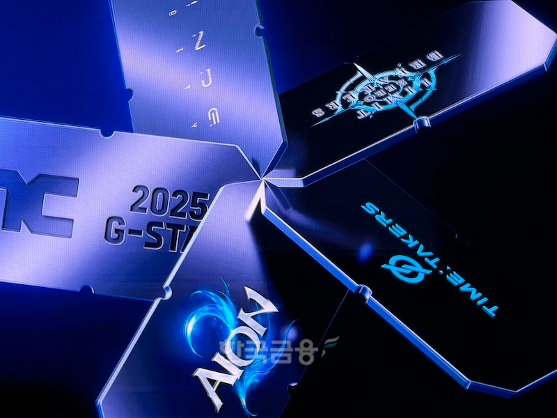 엔씨소프트가 미공개 신작 ‘호라이즌 스틸 프론티어스’를 13일 지스타 2025 현장에서 최초 공개했다. / 사진=정채윤 기자