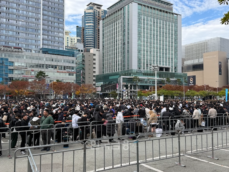 지스타 2025가 열린 부산 벡스코 일대. / 사진=정채윤 기자