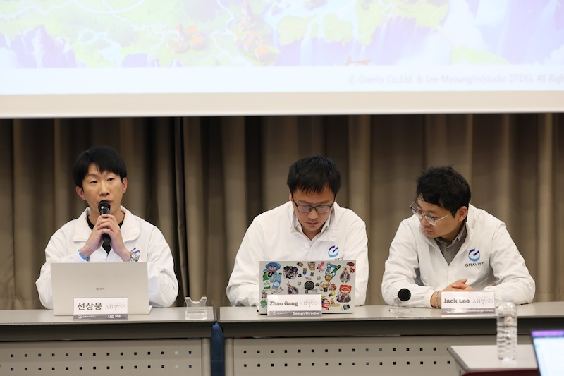 지스타 2025에서 진행된 그라비티 라그나로크 IP 신작 3종 간담회 현장. / 사진=게임기자단