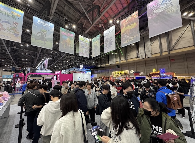 지스타 2025 그라비티 부스 전경. / 사진=그라비티