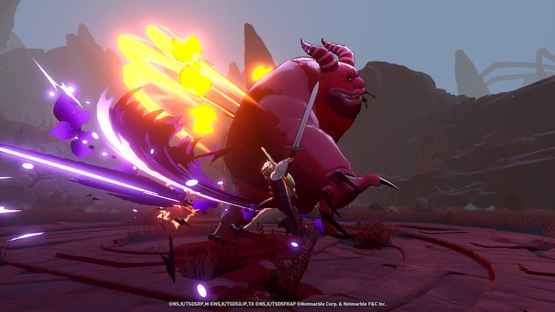 '일곱 개의 대죄: 오리진' 붉은마신 전투. / 사진=넷마블