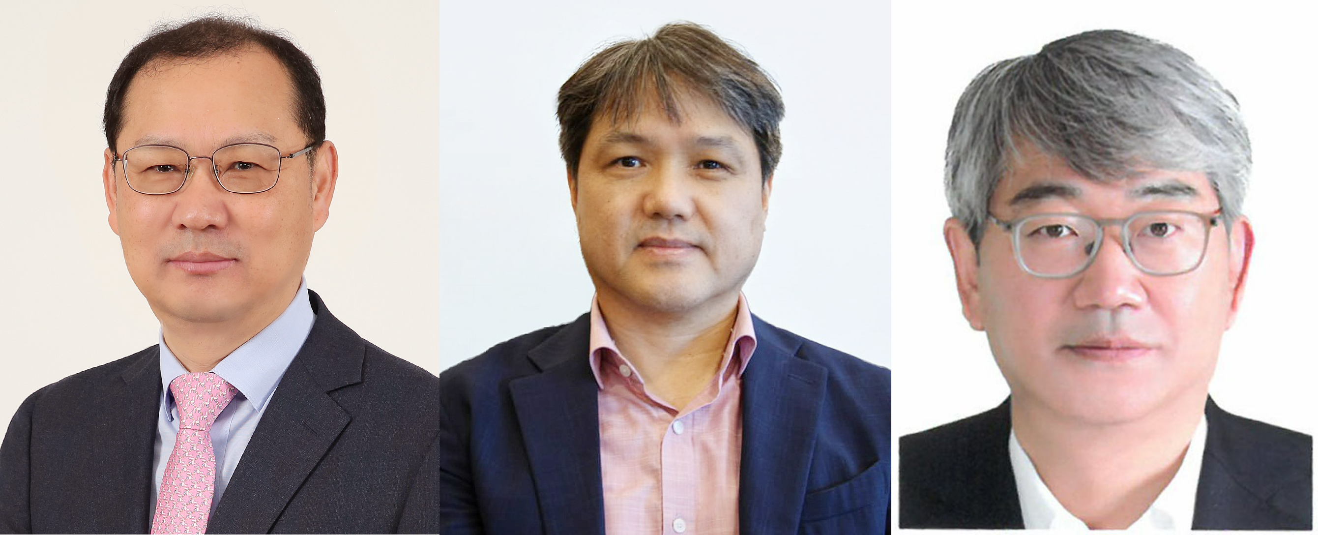 (왼쪽부터) 효성티앤씨 효성동나이법인장 배인한 부사장, 효성중공업 남통효성변압기유한공사 총경리 배용배 부사장, 효성중공업 건설PU장 박남용 부사장. /사진제공=효성그룹