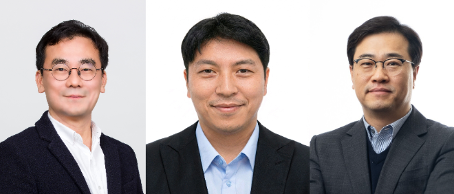삼성SDI 2026년 정기 인사 부사장 승진자. 왼쪽부터 김기준 중대형사업부 극판센터장, 이종훈 소형사업부 파우치개발팀장, 정현 경영진단팀장. / 사진=삼성SDI