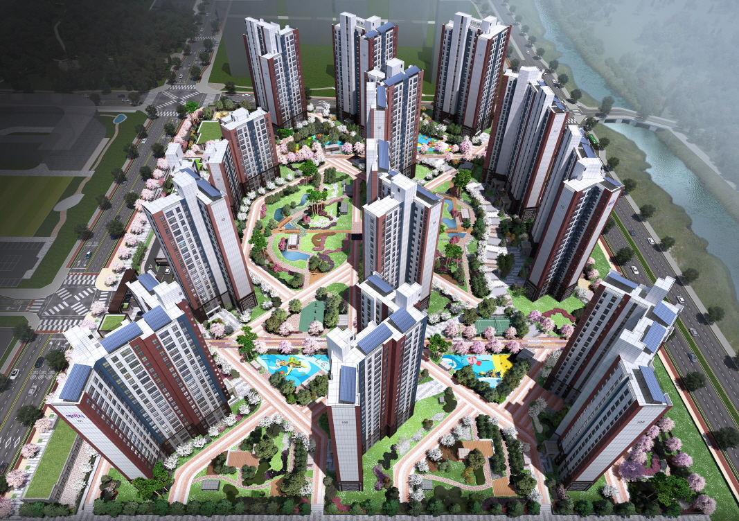 금성백조, ‘이천 중리 B3블록 금성백조 예미지’ 조감도./사진제공=금성백조