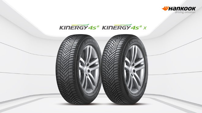 한국타이어 올웨터 타이어 '키너지4S2' 라인업. / 사진=한국타이어