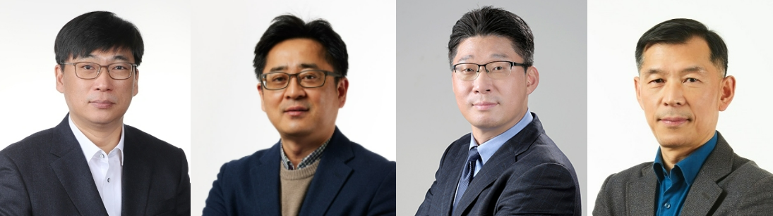 (왼쪽부터) 김현조, 윤재균, 이동현, 이성락 부사장. /사진제공=삼성중공업