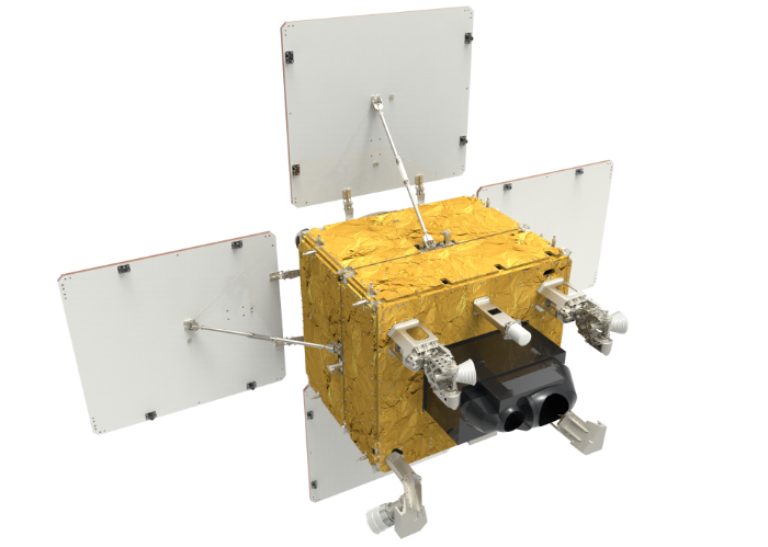 KAI가 총괄제작한 차세대 중형위성 3호. /사진제공=KAI