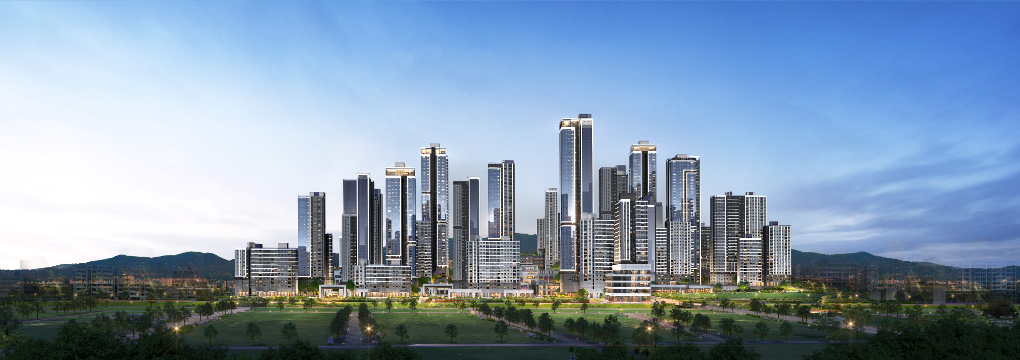 증산4구역 도심공공복합사업 단지 투시도./사진제공=DL이앤씨·삼성물산 컨소