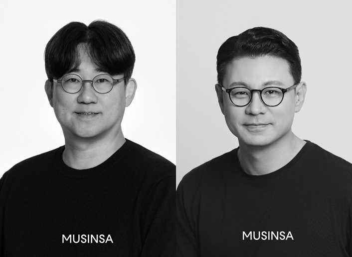 무신사 조남성 신임 대표이사(CEO)와 전준희 CTO(최고기술책임자). /사진제공=무신사