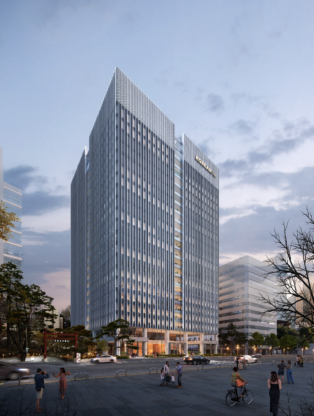 코리안리 신사옥 투시도./사진=코리안리