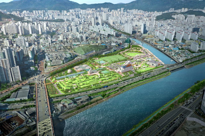 수영공공하수처리시설 현대화 민간투자사업 조감도./사진제공=한화 건설부문