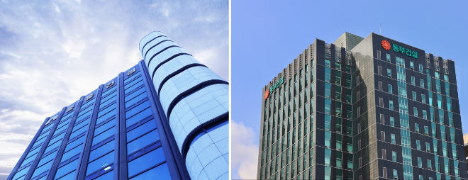 중흥토건·동부건설 본사 전경./사진제공=중흥토건·동부건설