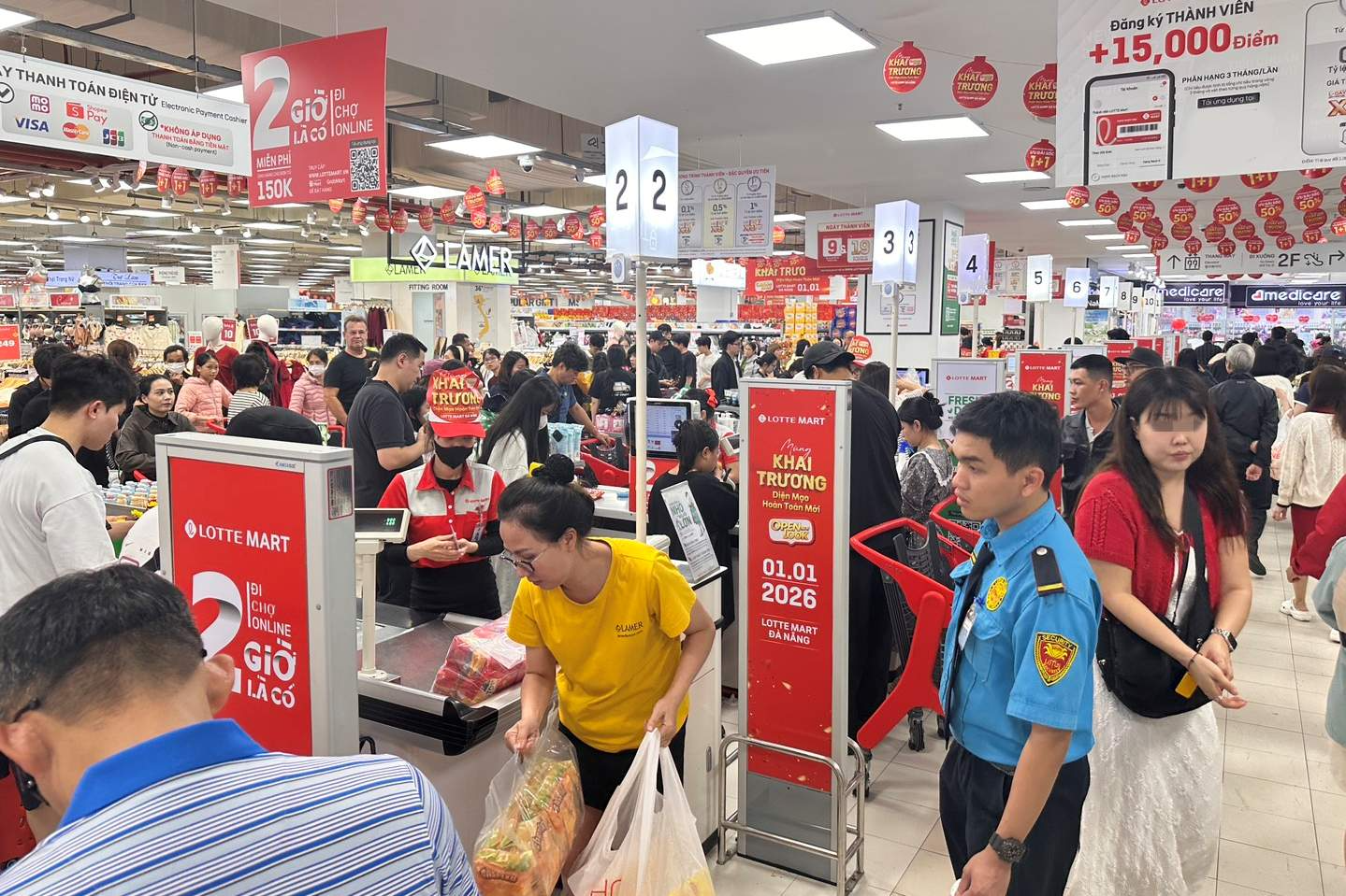 롯데마트 다낭점 매장 전경./사진제공=롯데마트