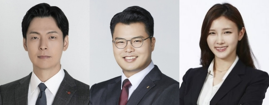 신유열 롯데바이오로직스 대표, 서진석 셀트리온 대표, 최윤정 SK바이오팜 전략본부장(왼쪽부터). /사진=각 사