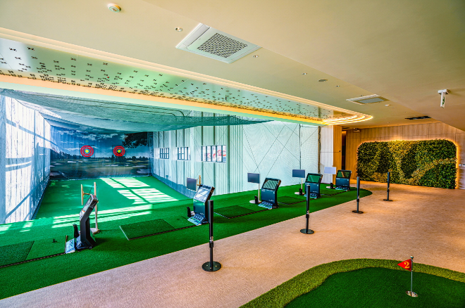 신검단 로열파크씨티Ⅱ 인도어 골프 연습장 실제 사진./사진제공=DK아시아