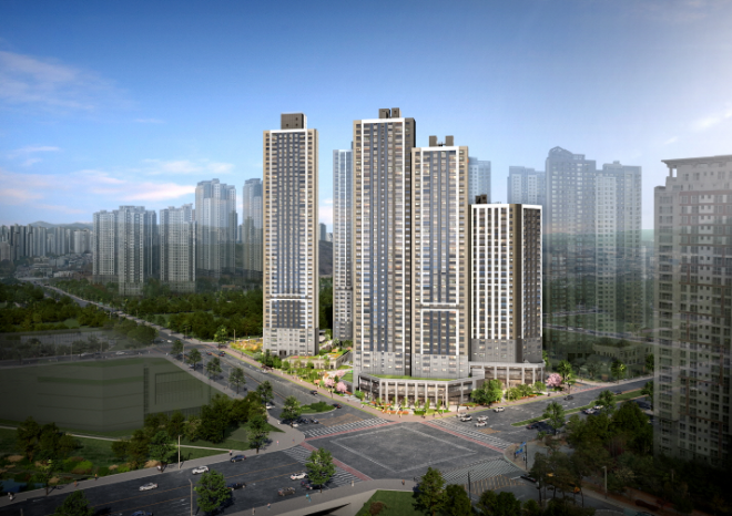 e편한세상 동탄역 어반원 투시도./사진제공=DL이앤씨