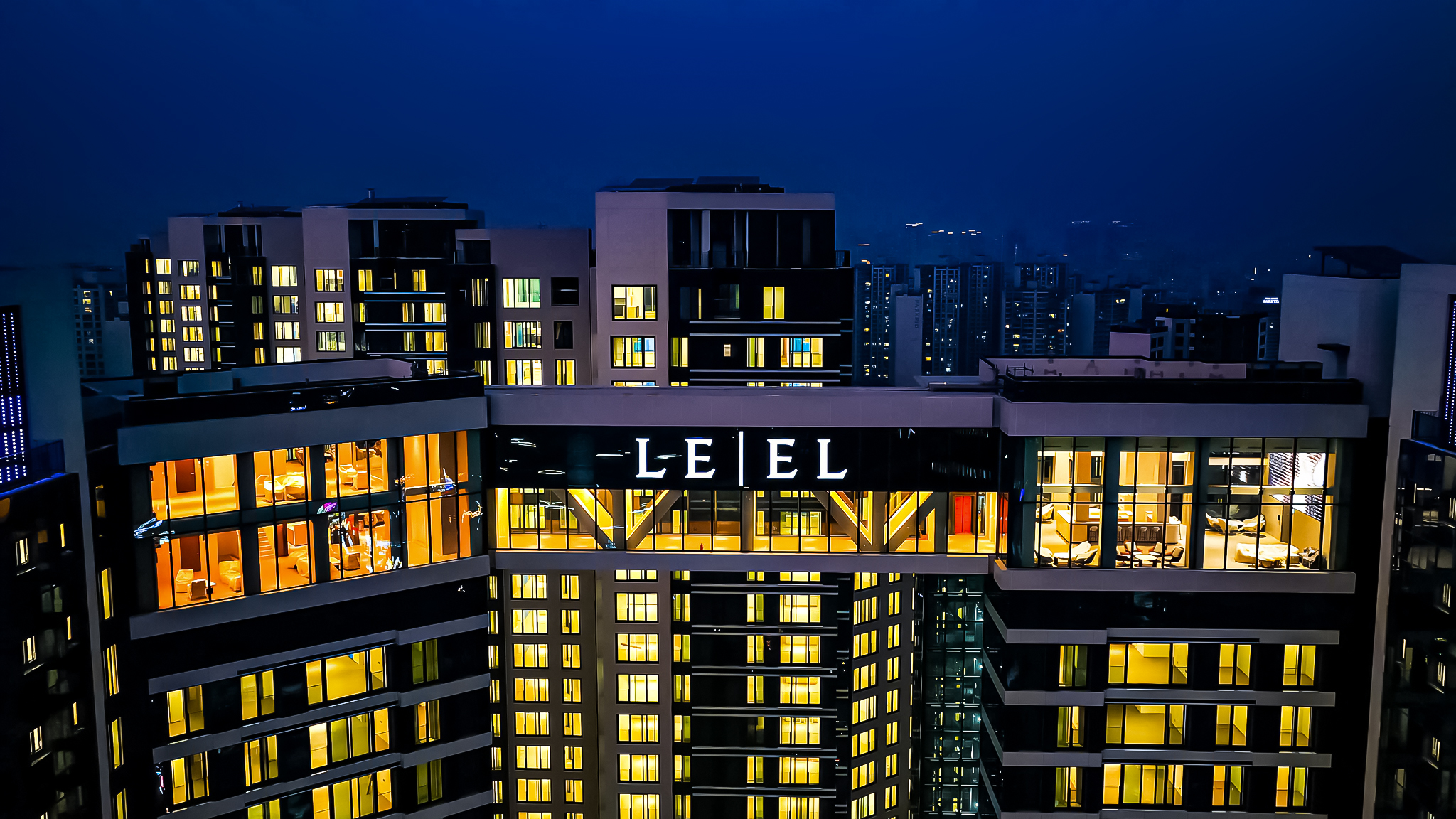 ‘잠실 르엘’ 스카이브릿지 전경./사진제공=롯데건설