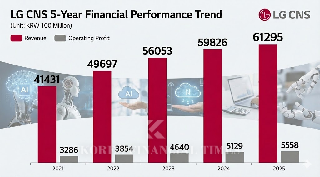 Rewritten with generative AI based on Korea Financial Times content / Data Source = LG CNS