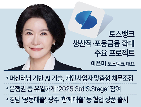이은미號 토스뱅크, 머신러닝 AI로 맞춤형 SOHO대출 지원 [은행,생산적 ... - 뉴스 썸네일 이미지