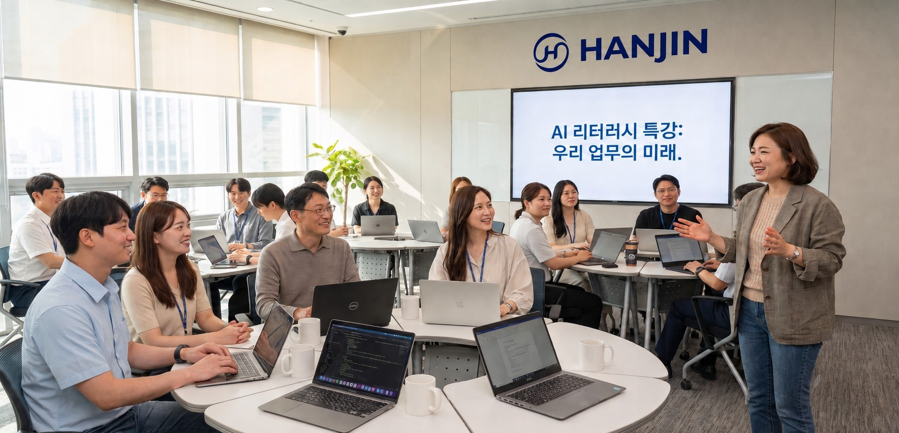 한진, AI와 함께 일하는 문화 구축…인공지능 역량 강화