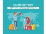 AIG손해보험, 업계 최초 여행 유형별 맞춤형 여행자보험 개정 출시