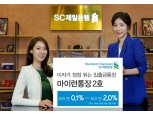 SC제일은행, 6개월 최대 연 2.0% 금리 ‘마이런통장 2호’ 판매