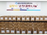 MG손해보험, 서울시립북부장애인종합복지관에 설맞이 명절음식 나눔