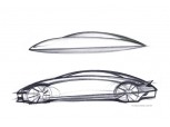 현대차, 아이오닉6 디자인 스케치 공개...부드러운 곡선미 특징