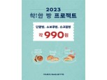 파리바게뜨, 단팥빵·소보루빵 등 990원에 판매