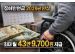 2026년 1월부터 장애인연금 인상…월 최대 43만 9700원 지급