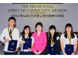 푸르덴셜사회공헌재단, ‘올해의 중고생 자원봉사왕’ 시상 