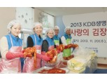 KDB생명, 독거노인·다문화가족에 김장김치 전달