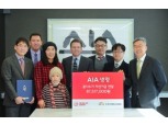 AIA생명, 꿈나누기기금 6700여만원 전달