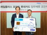 롯데카드, '레일플러스 포인트 롯데카드' 출시