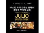 8퍼센트, 멕시칸요리 전문점 ‘훌리오’ 투자자 모집