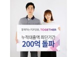 투게더앱스, 부동산 담보 P2P대출 200억 돌파